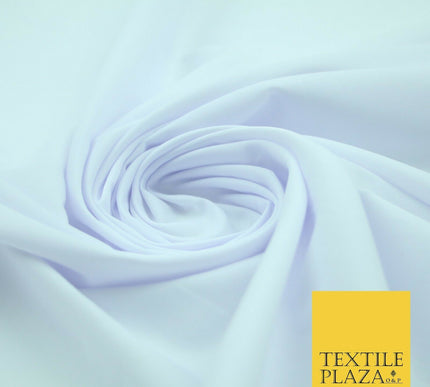 Plain WHITE KT 4000 Cotton Fabric Material Made in Thailand Funeral 45" Wide2842