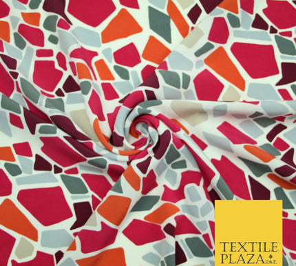 Mix Floral Animal Abstract Printed Fine Crepe Polyester Summer Dress Fabric 58"