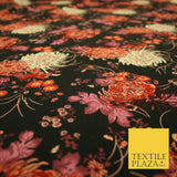 Mix Floral Animal Abstract Printed Fine Crepe Polyester Summer Dress Fabric 58"