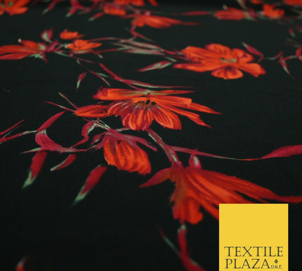 Mix Floral Animal Abstract Printed Fine Crepe Polyester Summer Dress Fabric 58"