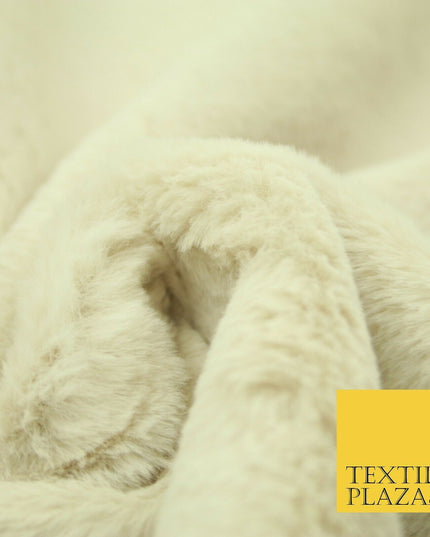 Luxury Super Soft BUTTERCREAM Plush Suede Backed Short Pile Faux Fur Fabric 2318