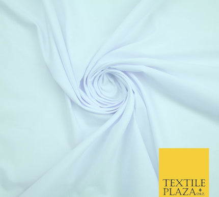 Plain WHITE KT 4000 Cotton Fabric Material Made in Thailand Funeral 45" Wide2842