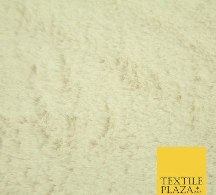 Luxury Super Soft BUTTERCREAM Plush Suede Backed Short Pile Faux Fur Fabric 2318