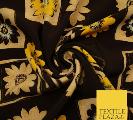 Mix Floral Animal Abstract Printed Fine Crepe Polyester Summer Dress Fabric 58"