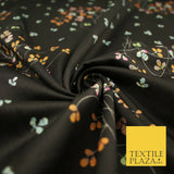 Floral Animal Abstract Printed Cotton Sateen Lawn Summer Dress Fabric Flower 58"