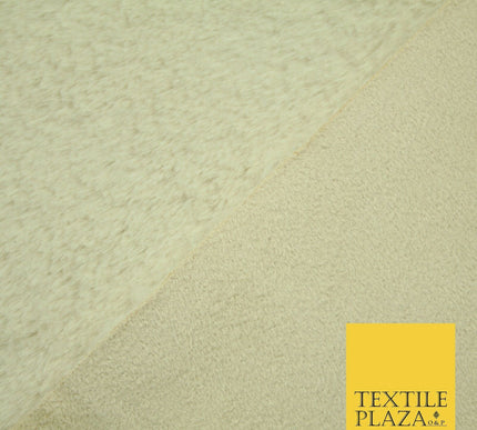Luxury Super Soft BUTTERCREAM Plush Suede Backed Short Pile Faux Fur Fabric 2318