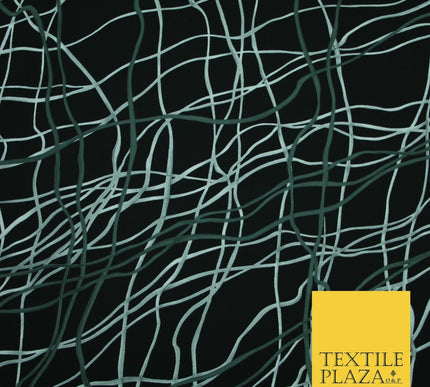 Mix Floral Animal Abstract Printed Fine Crepe Polyester Summer Dress Fabric 58"