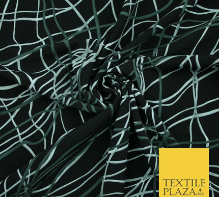 Mix Floral Animal Abstract Printed Fine Crepe Polyester Summer Dress Fabric 58"