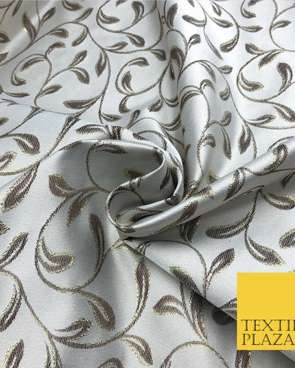 Luxury BURGUNDY Swirl Leaf Jacquard Fabric Fancy Waistcoats Jackets 56" AC800