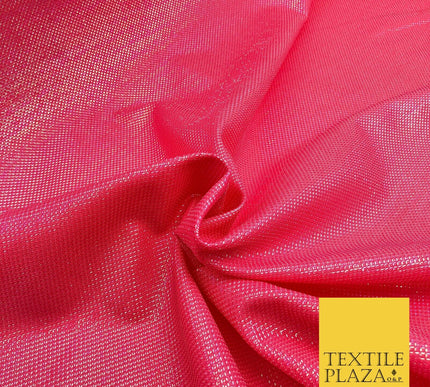 Pink Lurex Textured Shimmer Fabric 2 Way Stretch Backdrop Dance Sparkle GG794
