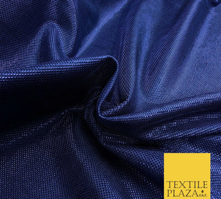 Navy Lurex Textured Shimmer Fabric 2 Way Stretch Backdrop Dance Sparkle GG790