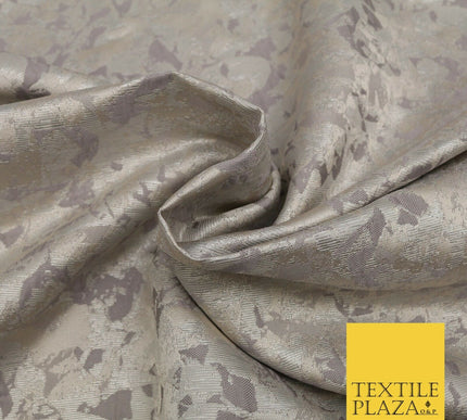 MAUVE Luxury Abstract Metallic Weave Textured Brocade Jacquard Dress Fabric 1681