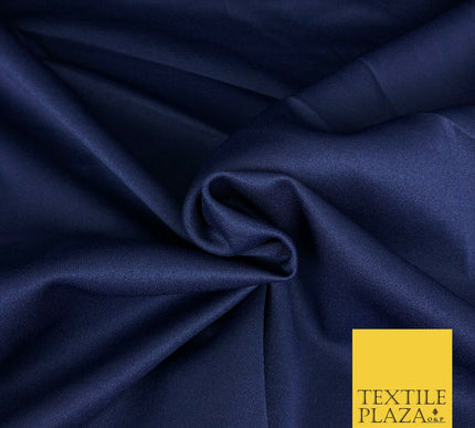 NAVY BLUE Premium Plain Scuba Bodycon Fabric Stretch Jersey Neoprene 1328