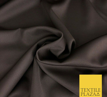 BROWN Premium Plain Scuba Bodycon Fabric Material Stretch Jersey Neoprene 1326