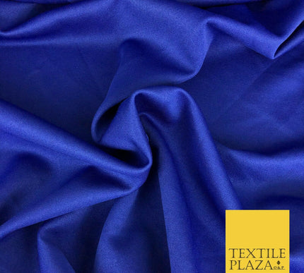 ROYAL BLUE Premium Plain Scuba Bodycon Fabric Stretch Jersey Neoprene 1327