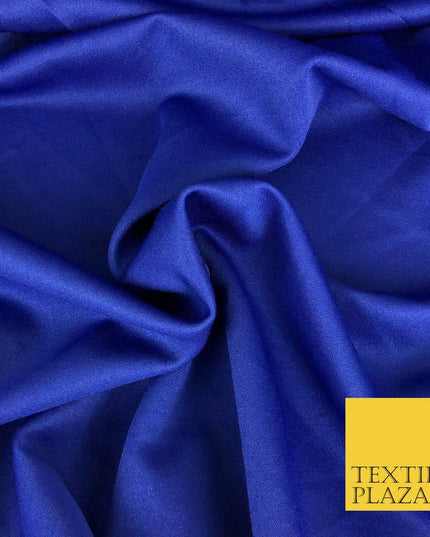 ROYAL BLUE Premium Plain Scuba Bodycon Fabric Stretch Jersey Neoprene 1327