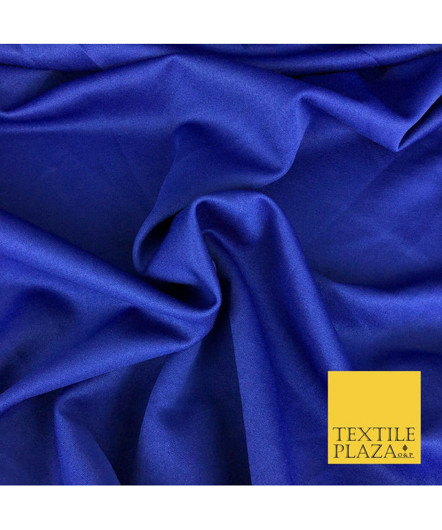 ROYAL BLUE Premium Plain Scuba Bodycon Fabric Stretch Jersey Neoprene 1327