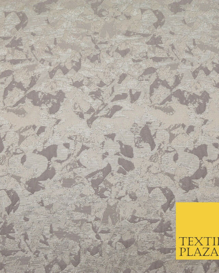 MAUVE Luxury Abstract Metallic Weave Textured Brocade Jacquard Dress Fabric 1681