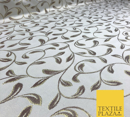 Luxury BURGUNDY Swirl Leaf Jacquard Fabric Fancy Waistcoats Jackets 56" AC800