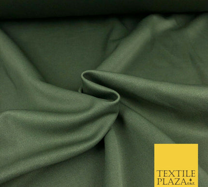 KHAKI Premium Plain Scuba Bodycon Fabric Material Stretch Jersey Neoprene 1324