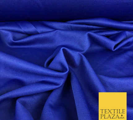 ROYAL BLUE Premium Plain Scuba Bodycon Fabric Stretch Jersey Neoprene 1327