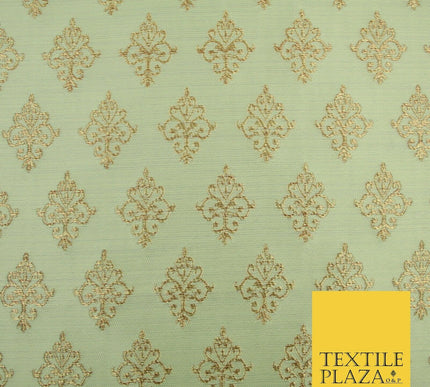 Luxury Classic Damask Ornamental Woven Brocade Dress Fabric Waistcoat Ethnic