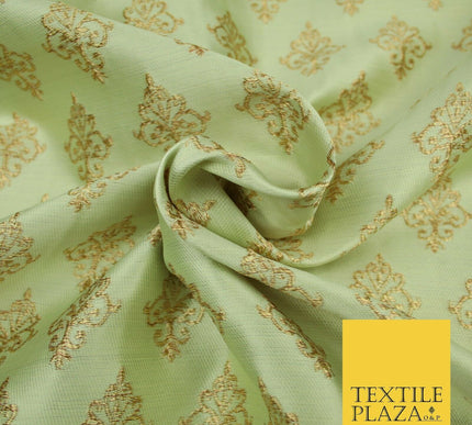 Luxury Classic Damask Ornamental Woven Brocade Dress Fabric Waistcoat Ethnic