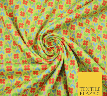 Floral Animal Printed Fine Silky Satin Crepe Polyester Summer Dress Fabric Shiny