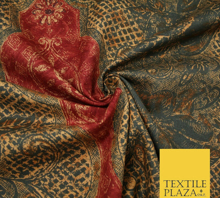 Waffle Diamond Sunflower Ornate 1/2 Panama Canvas Fabric Sofa Upholstery Curtain