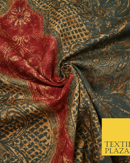 Waffle Diamond Sunflower Ornate 1/2 Panama Canvas Fabric Sofa Upholstery Curtain