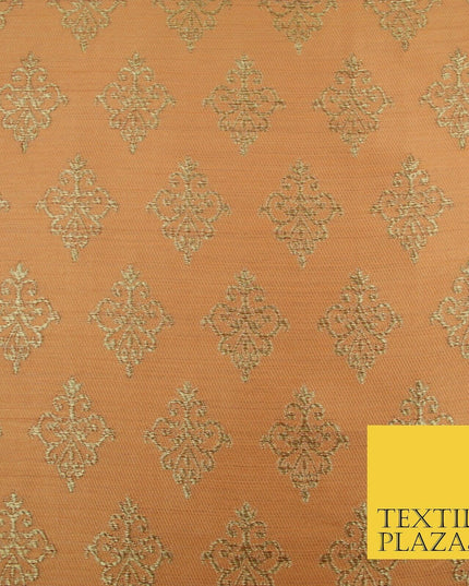 Luxury Classic Damask Ornamental Woven Brocade Dress Fabric Waistcoat Ethnic