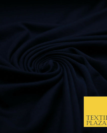 Raspberry Navy Blue Burgundy Soft Plain Stretch Lycra Jersey Fabric ITY Dress