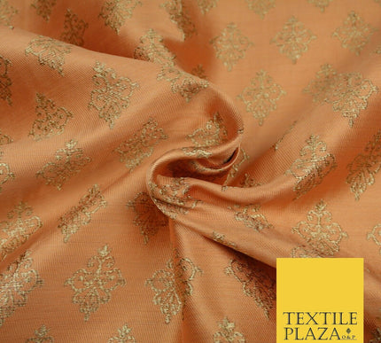 Luxury Classic Damask Ornamental Woven Brocade Dress Fabric Waistcoat Ethnic