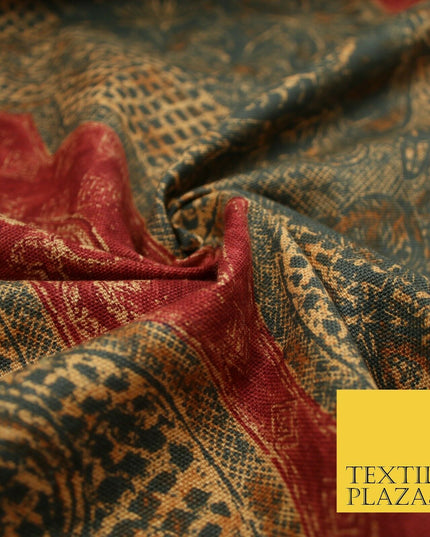 Waffle Diamond Sunflower Ornate 1/2 Panama Canvas Fabric Sofa Upholstery Curtain