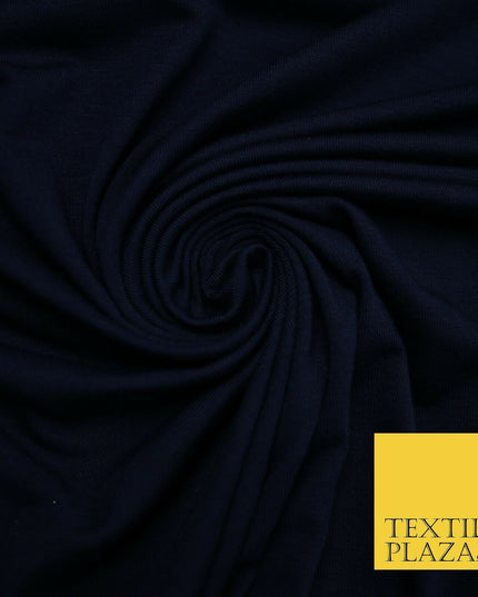 Raspberry Navy Blue Burgundy Soft Plain Stretch Lycra Jersey Fabric ITY Dress