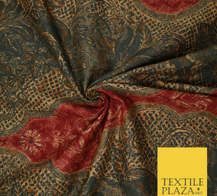 Waffle Diamond Sunflower Ornate 1/2 Panama Canvas Fabric Sofa Upholstery Curtain