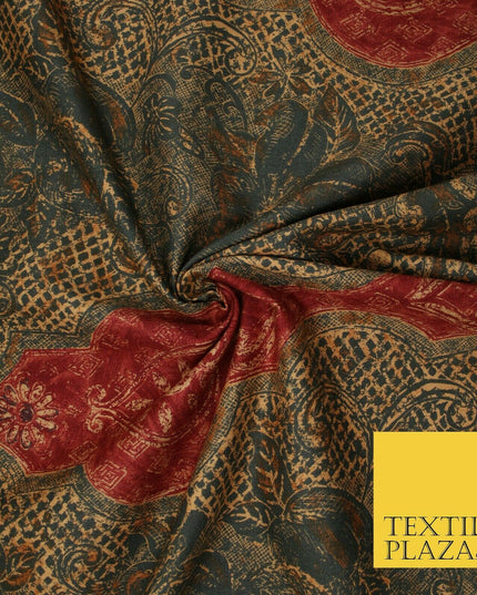 Waffle Diamond Sunflower Ornate 1/2 Panama Canvas Fabric Sofa Upholstery Curtain