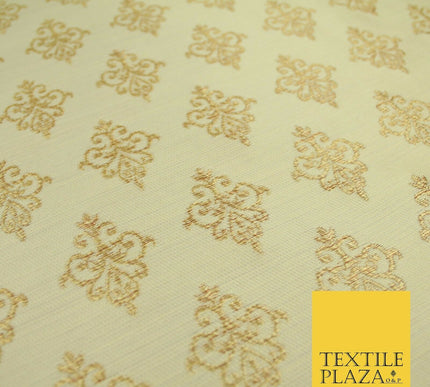 Luxury Classic Damask Ornamental Woven Brocade Dress Fabric Waistcoat Ethnic