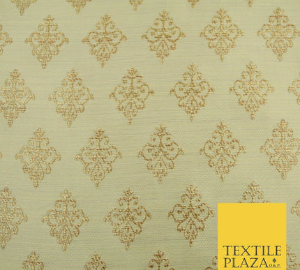 Luxury Classic Damask Ornamental Woven Brocade Dress Fabric Waistcoat Ethnic