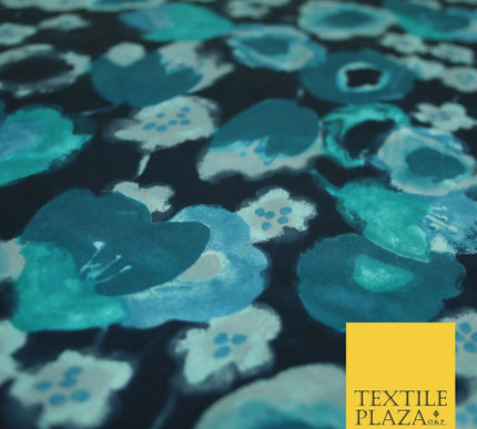 Floral Animal Printed Fine Silky Satin Crepe Polyester Summer Dress Fabric Shiny