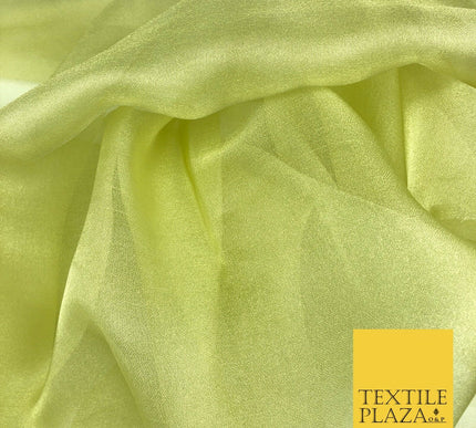 LIGHT LIME Crystal Organza Bridal Wedding Dance Dress Veil Fabric 60" B1025