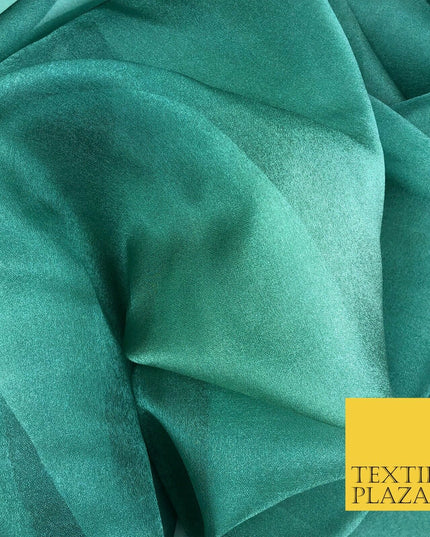 FOREST GREEN Crystal Organza Bridal Wedding Dance Dress Veil Fabric 60" B1013