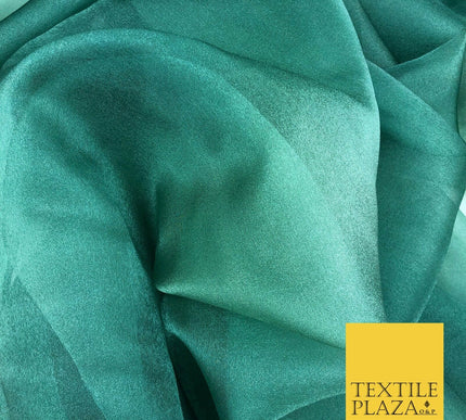 FOREST GREEN Crystal Organza Bridal Wedding Dance Dress Veil Fabric 60" B1013