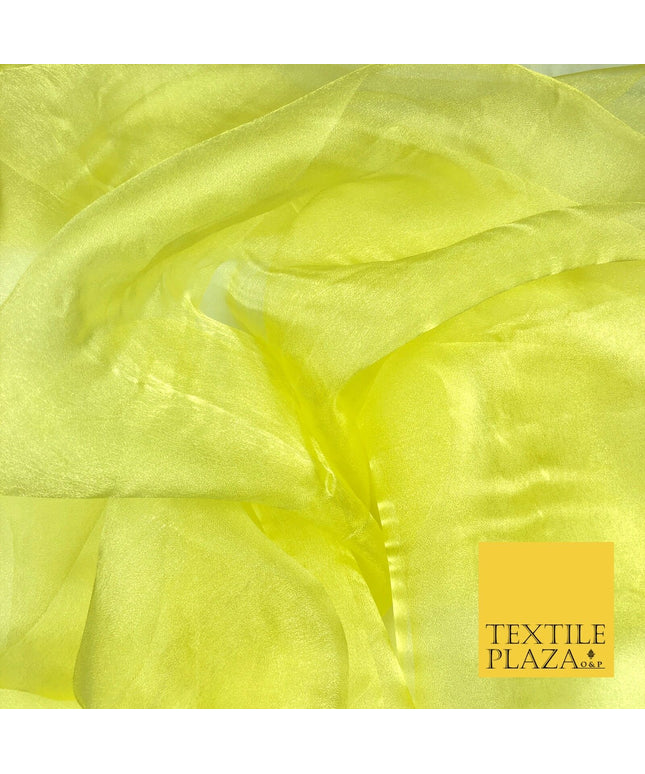 FLO LIME Crystal Organza Bridal Wedding Dance Dress Veil Fabric 60" B1010