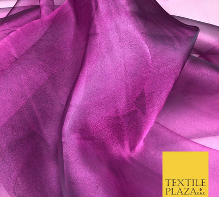 VIOLET Crystal Organza Bridal Wedding Dance Dress Veil Fabric 60" B1005