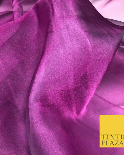 VIOLET Crystal Organza Bridal Wedding Dance Dress Veil Fabric 60" B1005