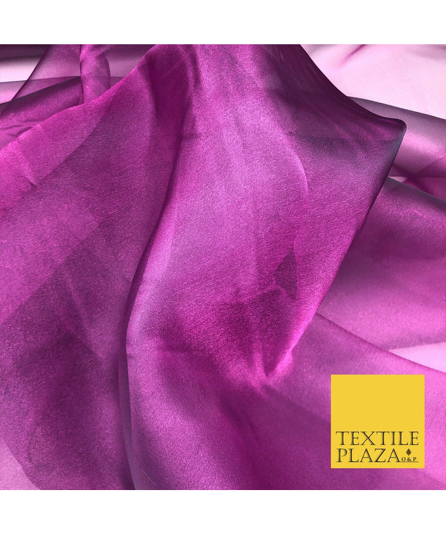 VIOLET Crystal Organza Bridal Wedding Dance Dress Veil Fabric 60" B1005