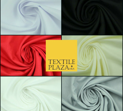 70M ROLL Plain Smooth 100% Polyester 230cm EXTRA WIDE Sheeting Fabric 6 COLOURS