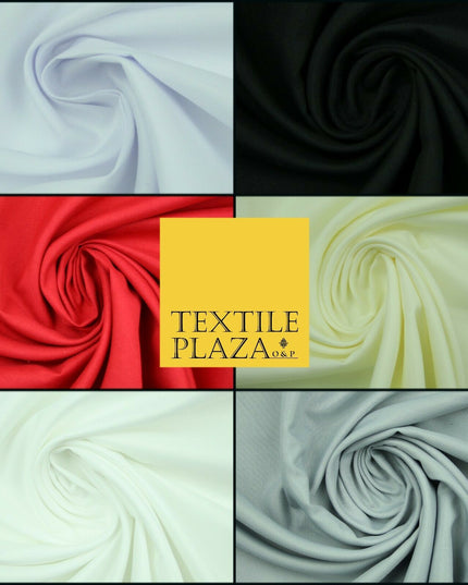 70M ROLL Plain Smooth 100% Polyester 230cm EXTRA WIDE Sheeting Fabric 6 COLOURS