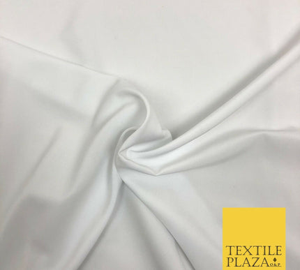 White Premium Plain Bi-Stretch Fabric Uniform Trousers NHS Scrubs Medical Gown